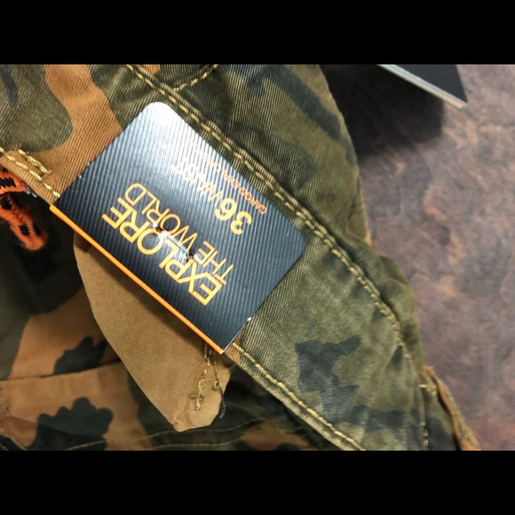 Camo cargo shorts sz Various - Picture 5 of 8